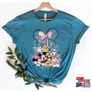 Disney Characters Minnie Ears Castle Shirt Magic Kingdom Family Shirt Unisex
